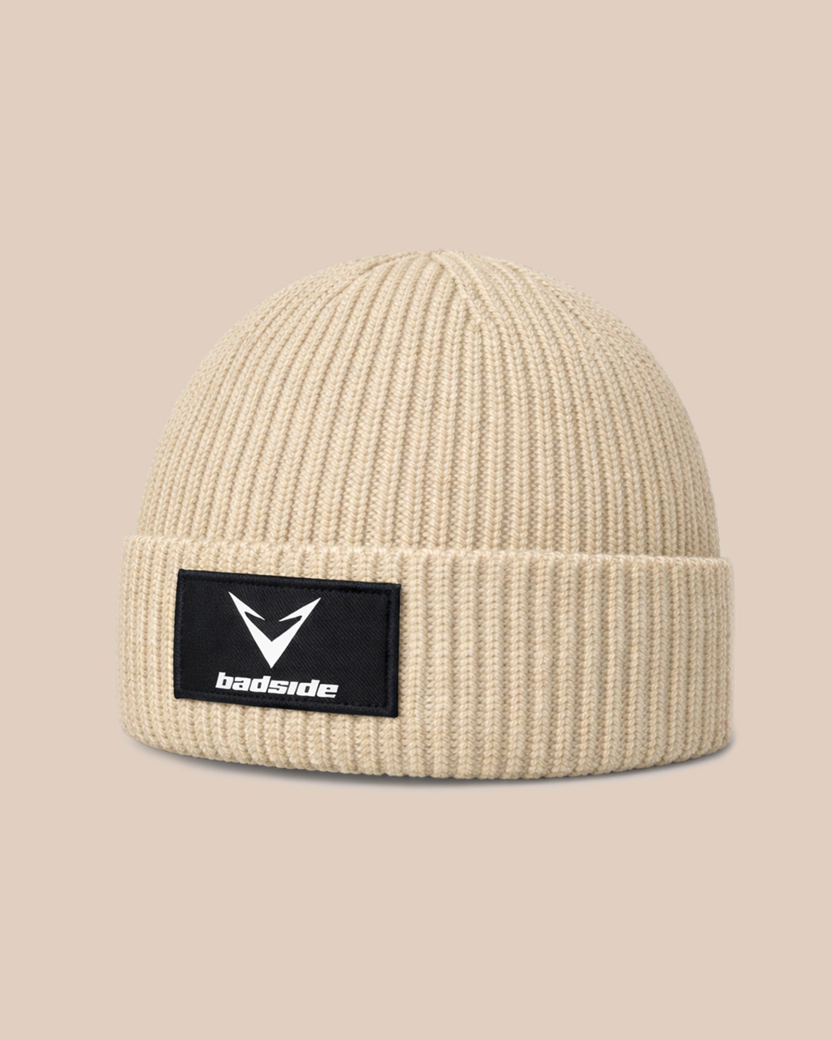 Logo Box Beanie - Oatmeal